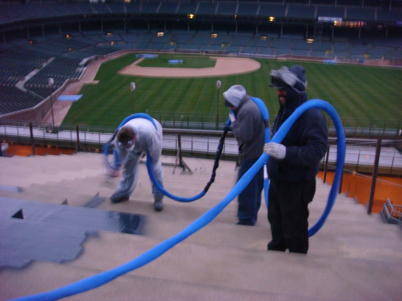 Dock area floor coating